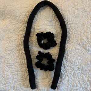 Lily Silk Heatless Hair Curler Black